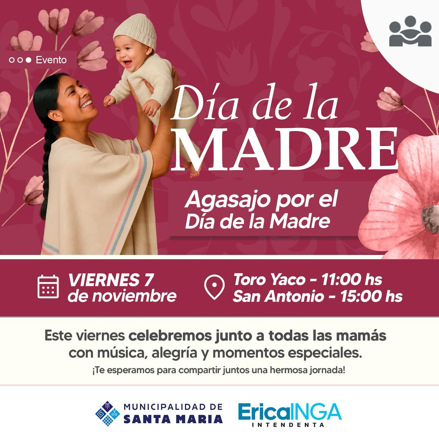 ¡Festejamos el Día de la Madre en Toro Yaco y El Cajón!