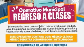OPERATIVO MUNICIPAL “REGRESO A CLASES”