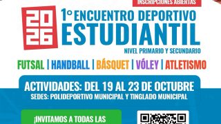 ¡LLEGA EL 1° ENCUENTRO DEPORTIVO ESTUDIANTIL!