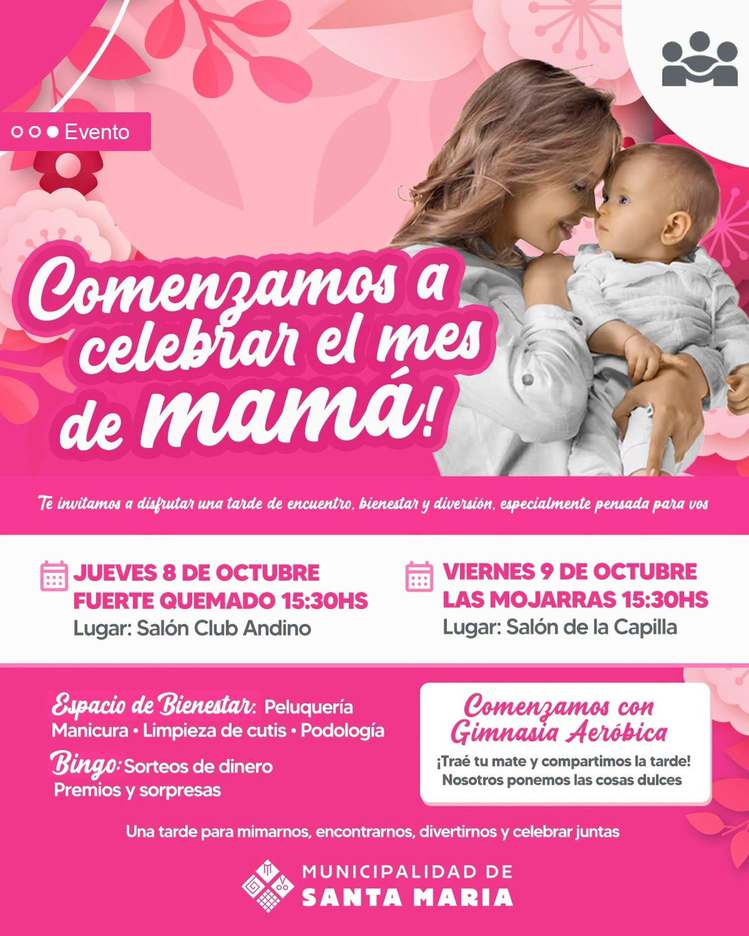 COMENZAMOS A CELEBRAR EL MES DE MAMÁ